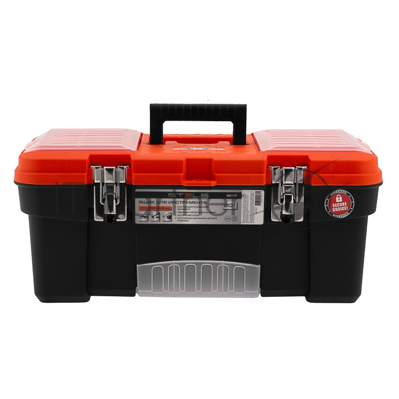 Ящик для инструмента с мет. замками 22, 560х285x235 мм Россия// Stels