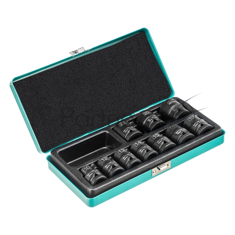 Набор шестигранных ударных торцевых головок 1/2 10-24 мм 10шт// Stels