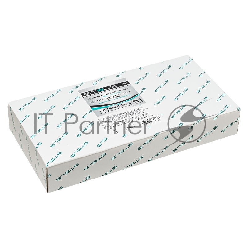 Набор ударных глубоких шестигранных торцевых головок 1/2 10-24 мм в кейсе 12шт.// Stels