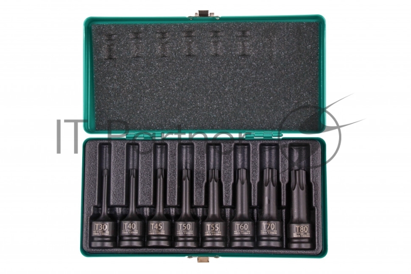 Набор ударных торцевых головок TORX 1/2 в кейсе 8 шт.// Stels