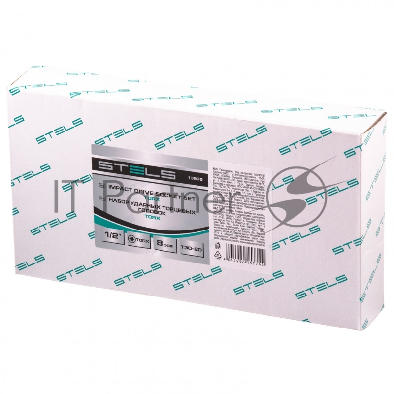 Набор ударных торцевых головок TORX 1/2 в кейсе 8 шт.// Stels