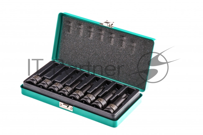 Набор ударных торцевых головок TORX 1/2 в кейсе 8 шт.// Stels