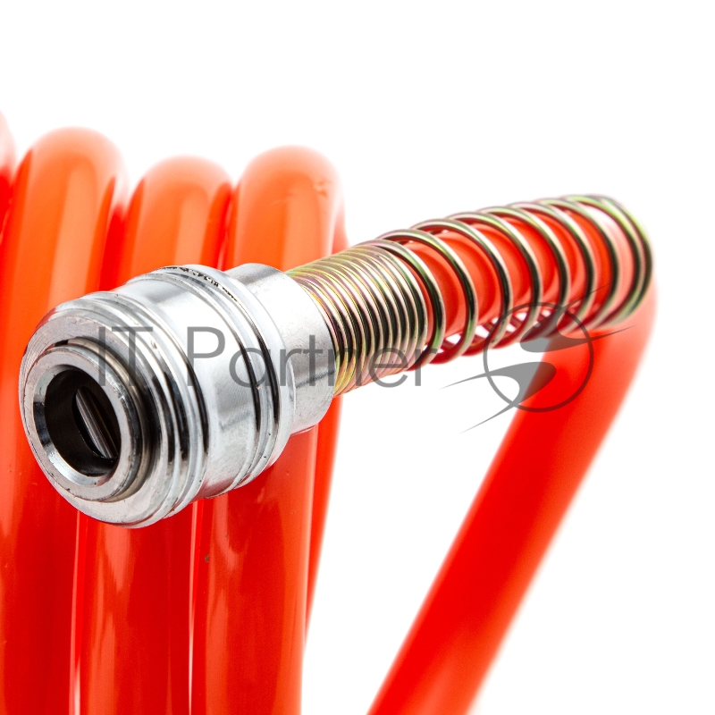 Шланг спиральный воздушный 8х12 мм, 18 бар, с быстросъемными соединениями, 10 м// Stels