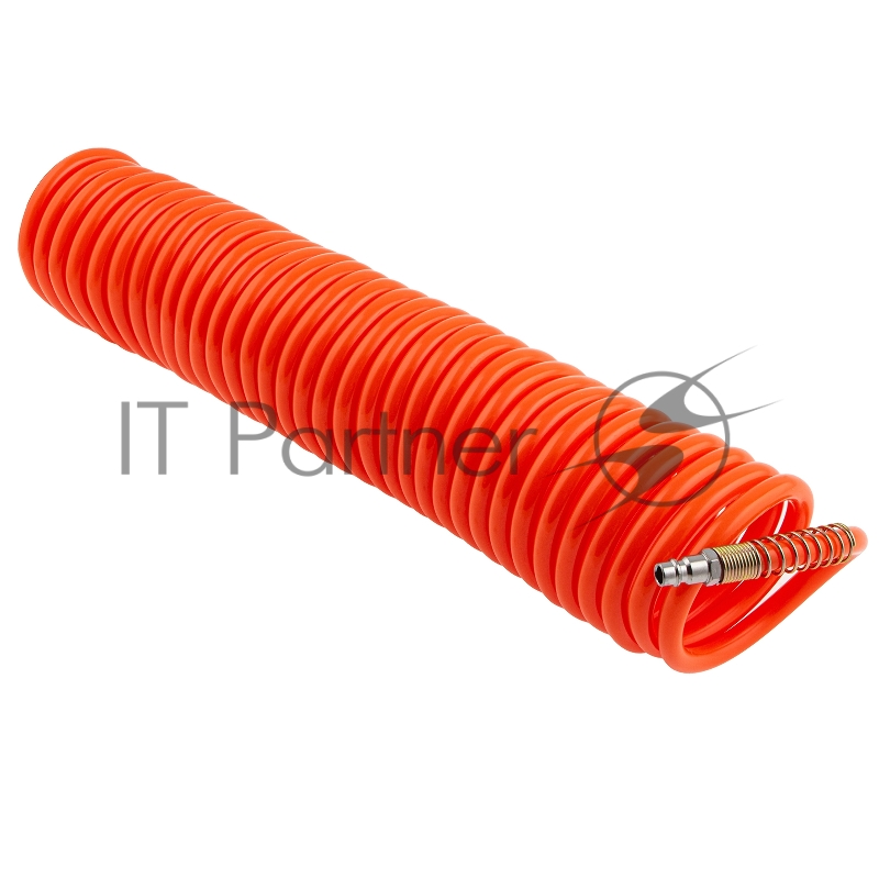 Шланг спиральный воздушный 8х12 мм, 18 бар, с быстросъемными соединениями, 10 м// Stels