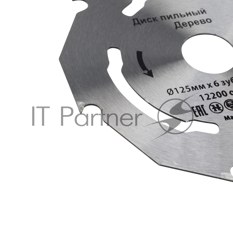 Диск пильный 125 мм х 6 зуб х 22,23 мм Kranz