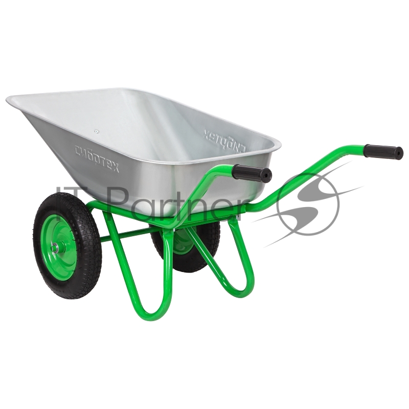 Тачка садово-строительная 2-х колесная, грузоподъемность 230 кг, объем 90 л// Сибртех