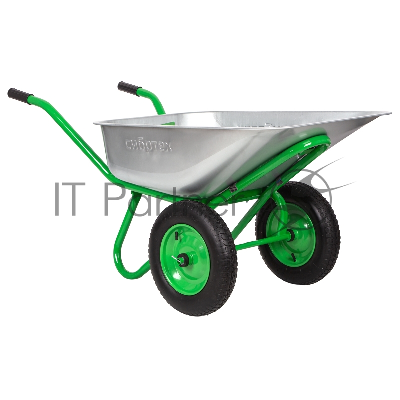 Тачка садово-строительная 2-х колесная, грузоподъемность 230 кг, объем 90 л// Сибртех