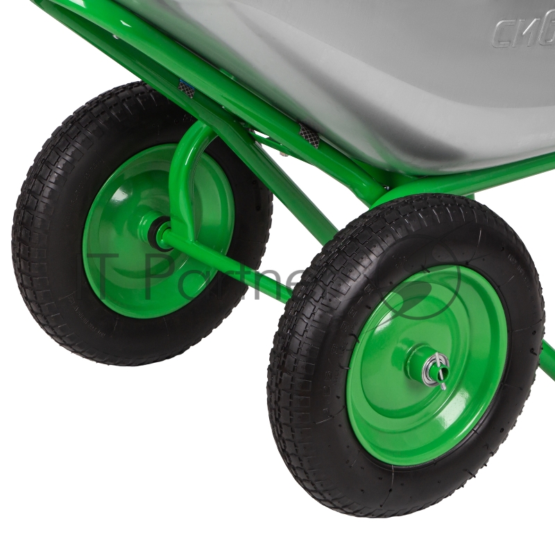 Тачка садово-строительная 2-х колесная, грузоподъемность 230 кг, объем 90 л// Сибртех