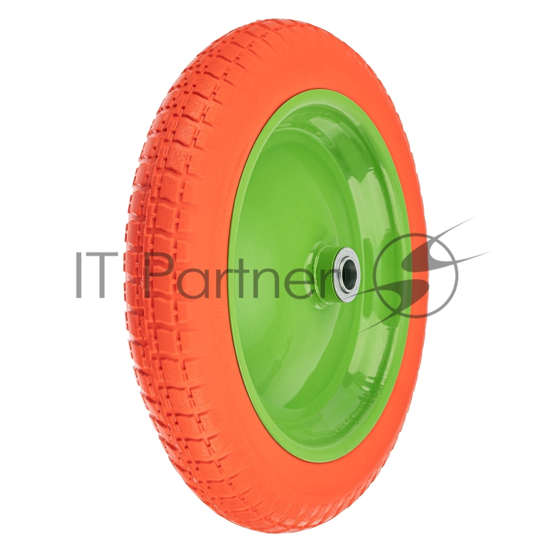 Колесо полиуретановое 3.00-8, длина оси 90мм, подшипник 20мм// Сибртех