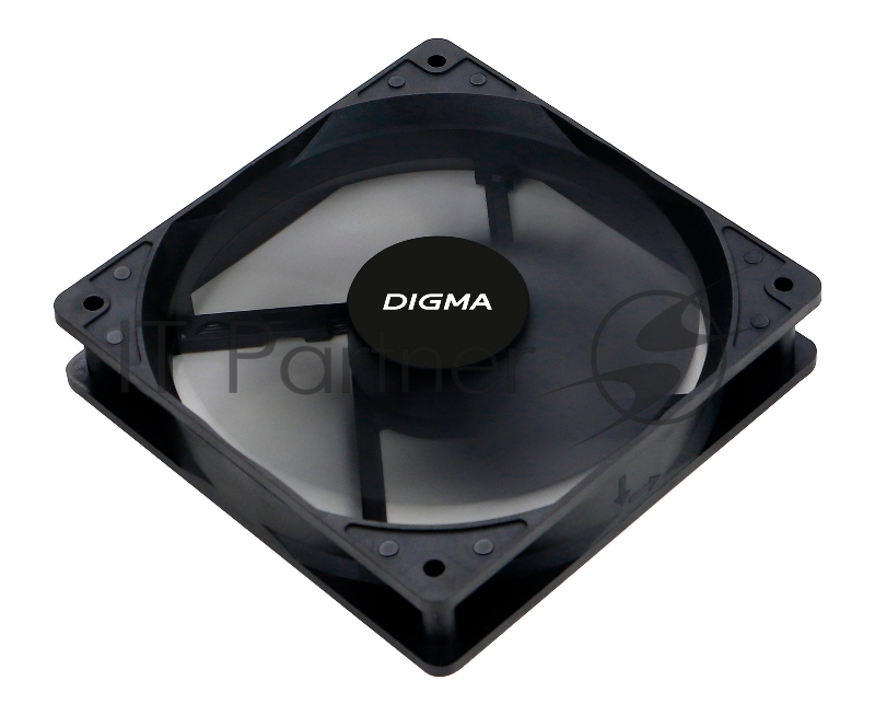 Вентилятор Digma DFAN-120-7 120x120x25mm 3-pin 4-pin (Molex)23dB 73gr Ret