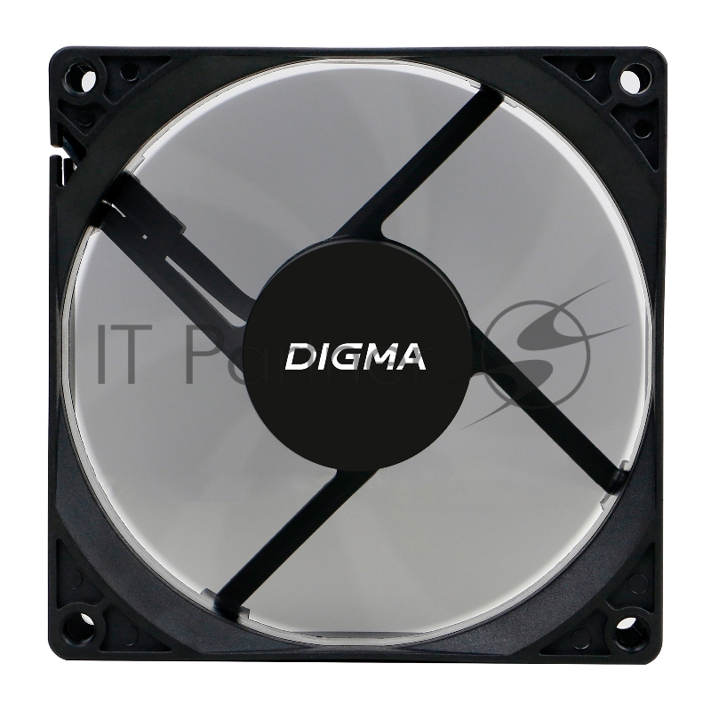 Вентилятор Digma DFAN-90 90x90x25mm 3-pin 4-pin (Molex)23dB 82gr Ret