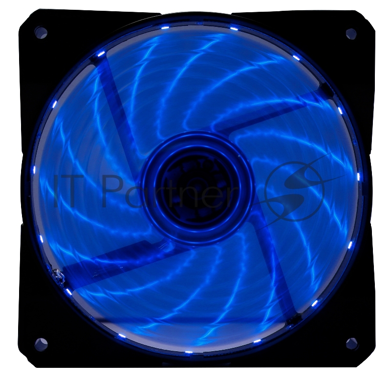 Вентилятор Digma DFAN-LED-BLUE 120x120x25mm 3-pin 4-pin (Molex)23dB 115gr LED Ret