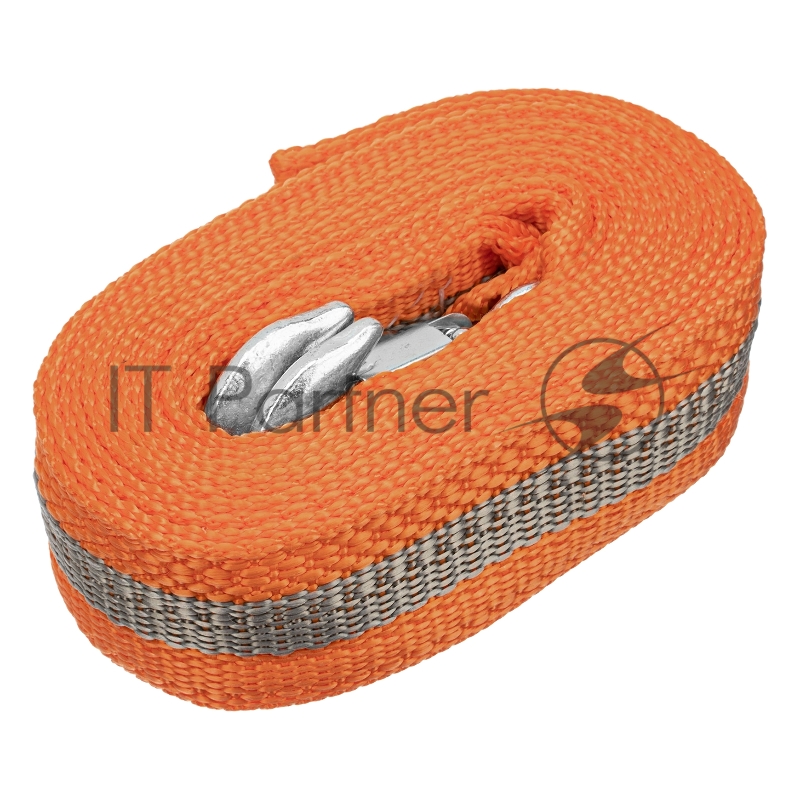 Трос буксировочный STELS 54382 7 тонн 2 крюка сумка на молнии россия