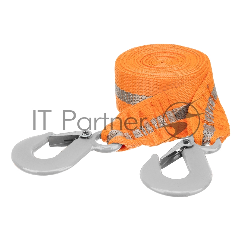 Трос буксировочный STELS 54383 10 тонн 2 крюка сумка на молнии россия