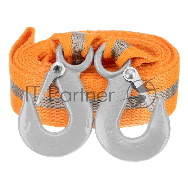 Трос буксировочный STELS 54383 10 тонн 2 крюка сумка на молнии россия