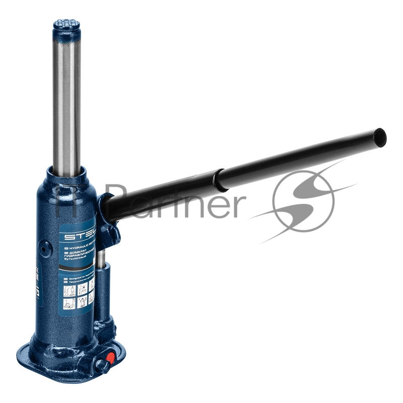 Домкрат гидравлический бутылочный, 2 т, h подъема 178–338 мм, в пласт. кейсе// Stels