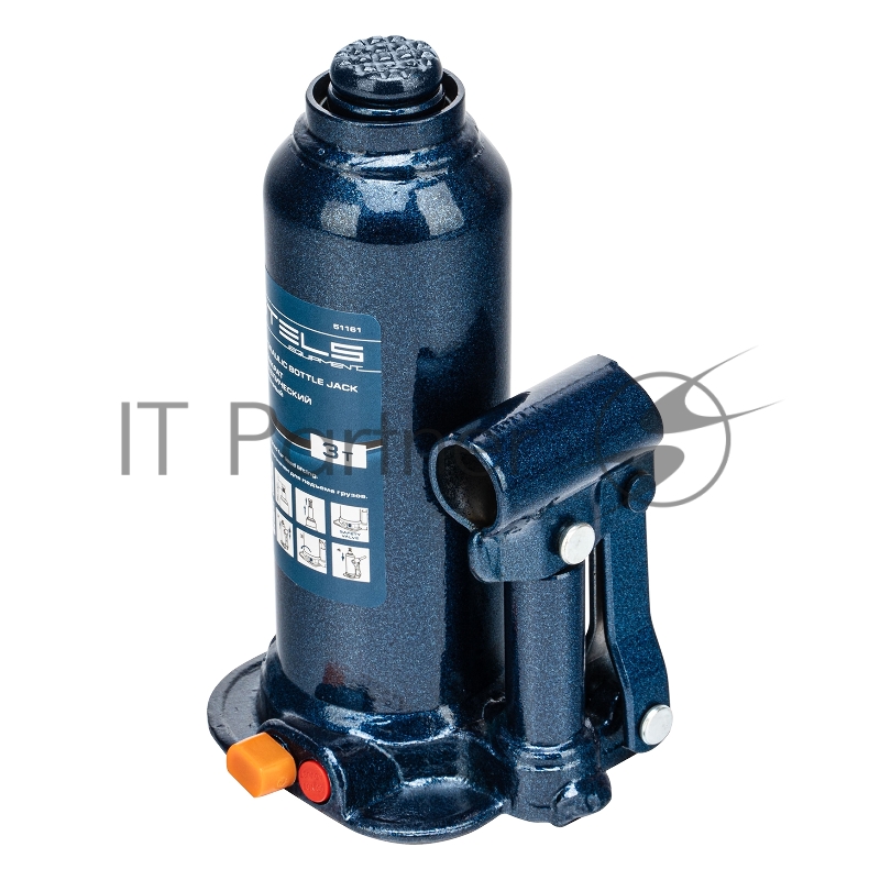 Домкрат гидравлический бутылочный, 3 т, h подъема 188–363 мм// Stels