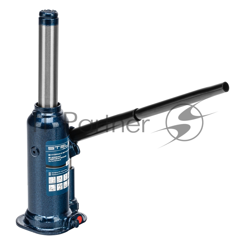 Домкрат гидравлический бутылочный, 3 т, h подъема 188–363 мм// Stels