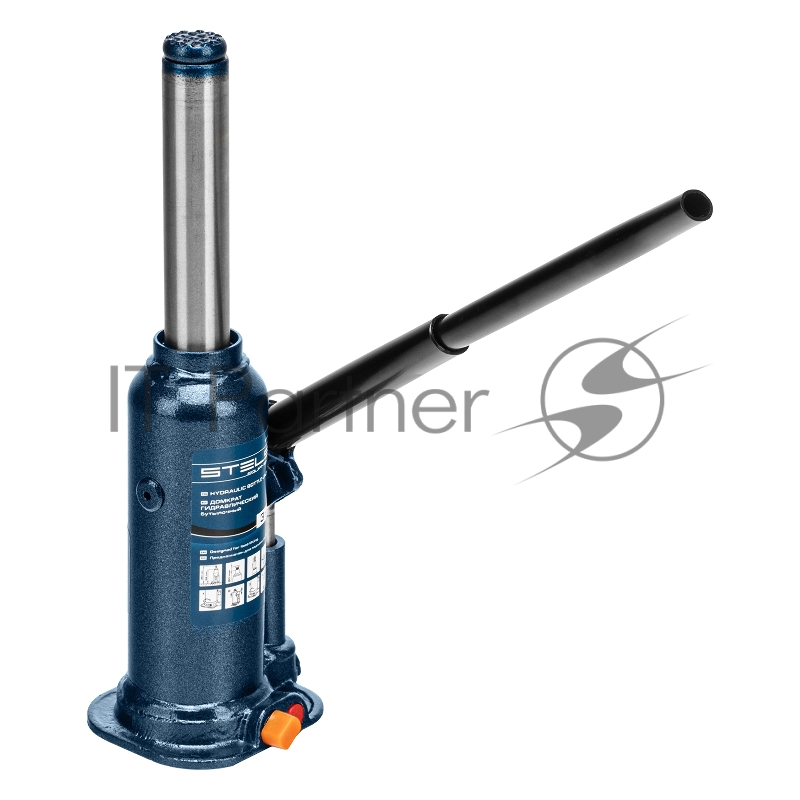 Домкрат гидравлический бутылочный, 3 т, h подъема 188–363 мм, в пласт. кейсе// Stels