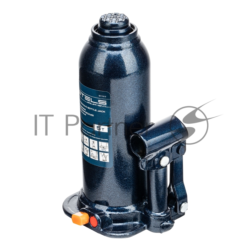 Домкрат гидравлический бутылочный, 5 т, h подъема 207-404 мм// Stels