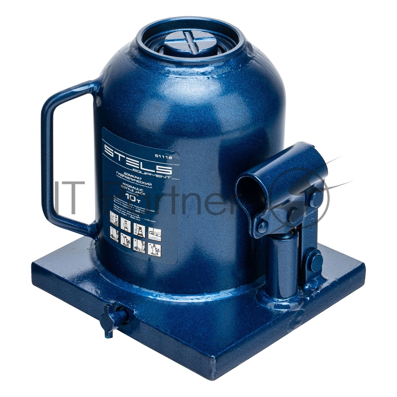 Домкрат гидравлический бутылочный телескопический, 10 т, h подъема 170–430 мм// Stels