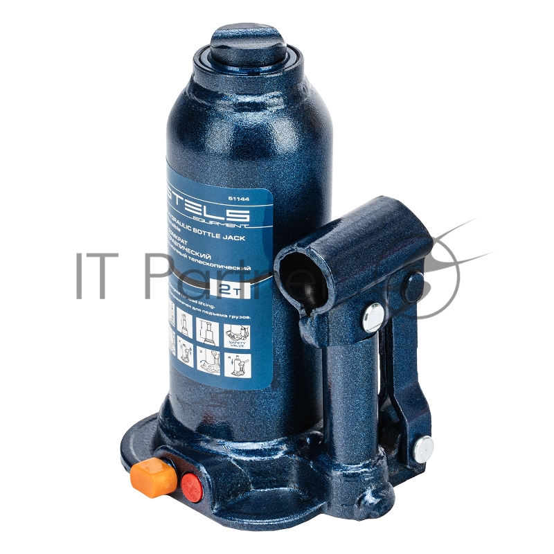 Домкрат гидравлический бутылочный телескопический, 2 т, подъем 170-380 мм// Stels