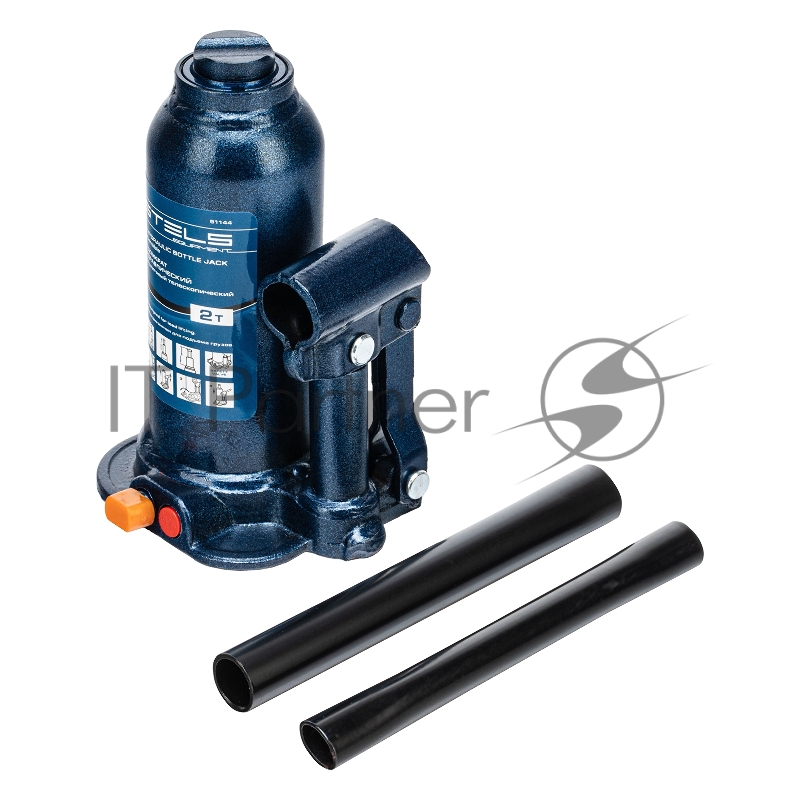 Домкрат гидравлический бутылочный телескопический, 2 т, подъем 170-380 мм// Stels