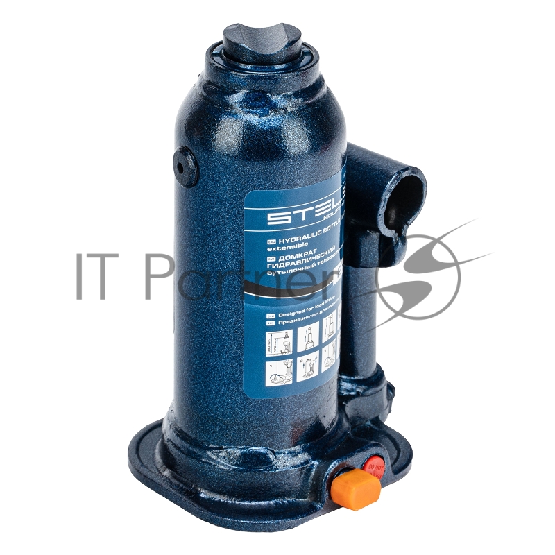 Домкрат гидравлический бутылочный телескопический, 2 т, подъем 170-380 мм// Stels