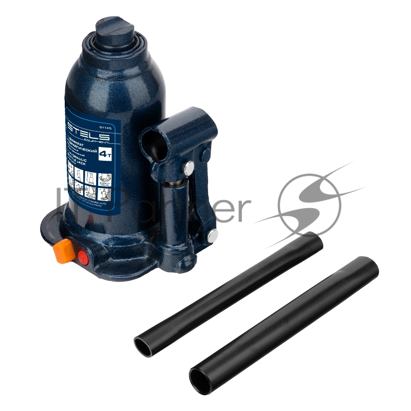 Домкрат гидравлический бутылочный телескопический, 4 т, подъем 170-420 мм// Stels