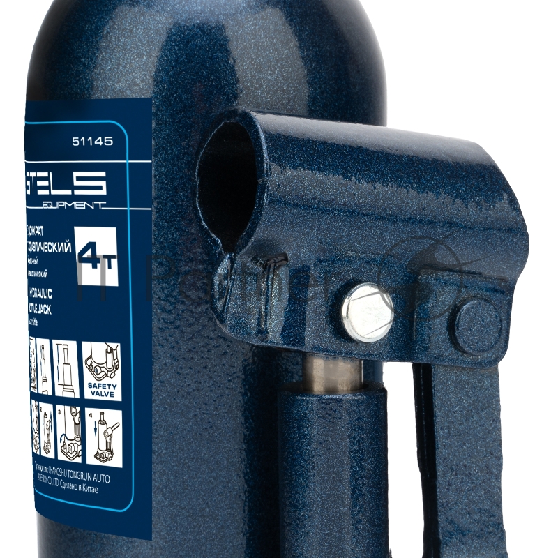 Домкрат гидравлический бутылочный телескопический, 4 т, подъем 170-420 мм// Stels