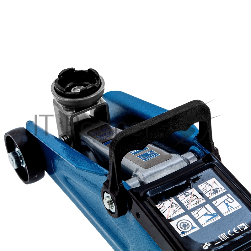 Домкрат гидравлический подкатной, 2 т, h подъема 140–340 мм// Stels