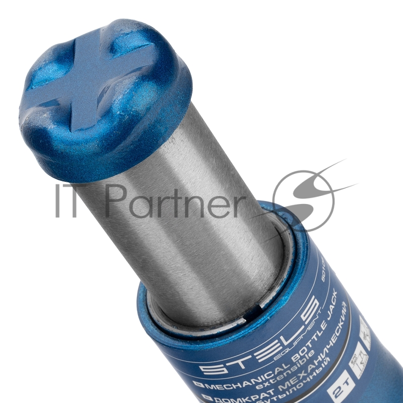 Домкрат механический бутылочный, 2 т, h подъема 270–485 мм, 2 части (домкрат, ручка)// Stels