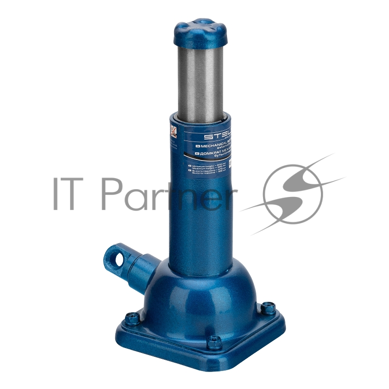 Домкрат механический бутылочный, 2 т, h подъема 270–485 мм, 2 части (домкрат, ручка)// Stels