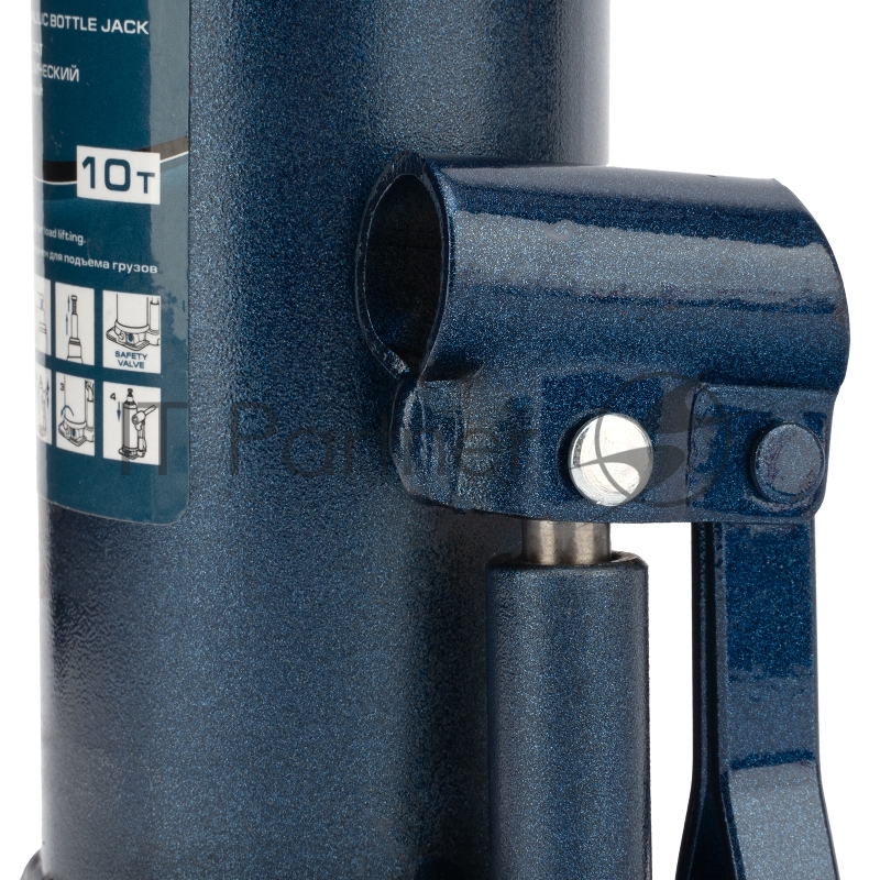 Домкрат гидравлический бутылочный, 10 т, h подъема 222-447 мм// Stels