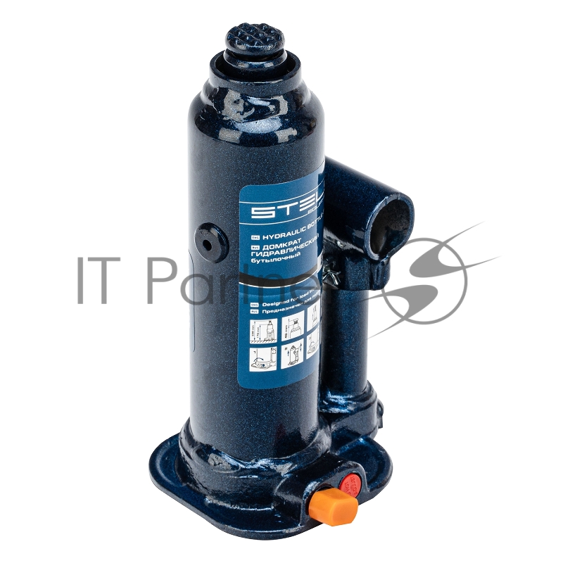 Домкрат гидравлический бутылочный, 2 т, h подъема 178-338 мм// Stels