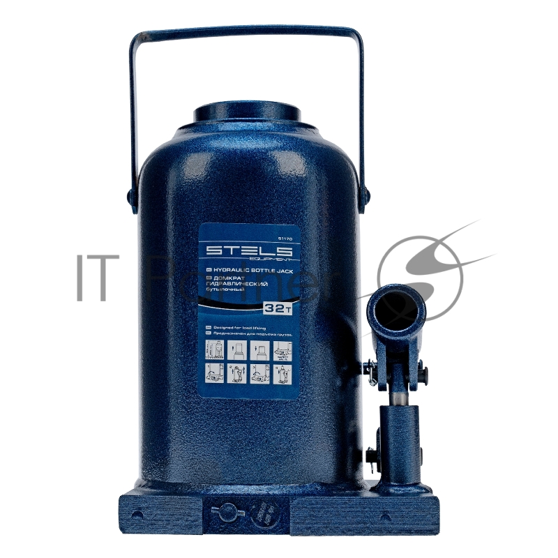 Домкрат гидравлический бутылочный, 32 т, h подъема 260-420 мм// Stels