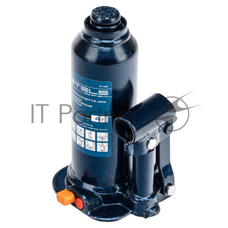 Домкрат гидравлический бутылочный, 4 т, h подъема 188-363 мм// Stels