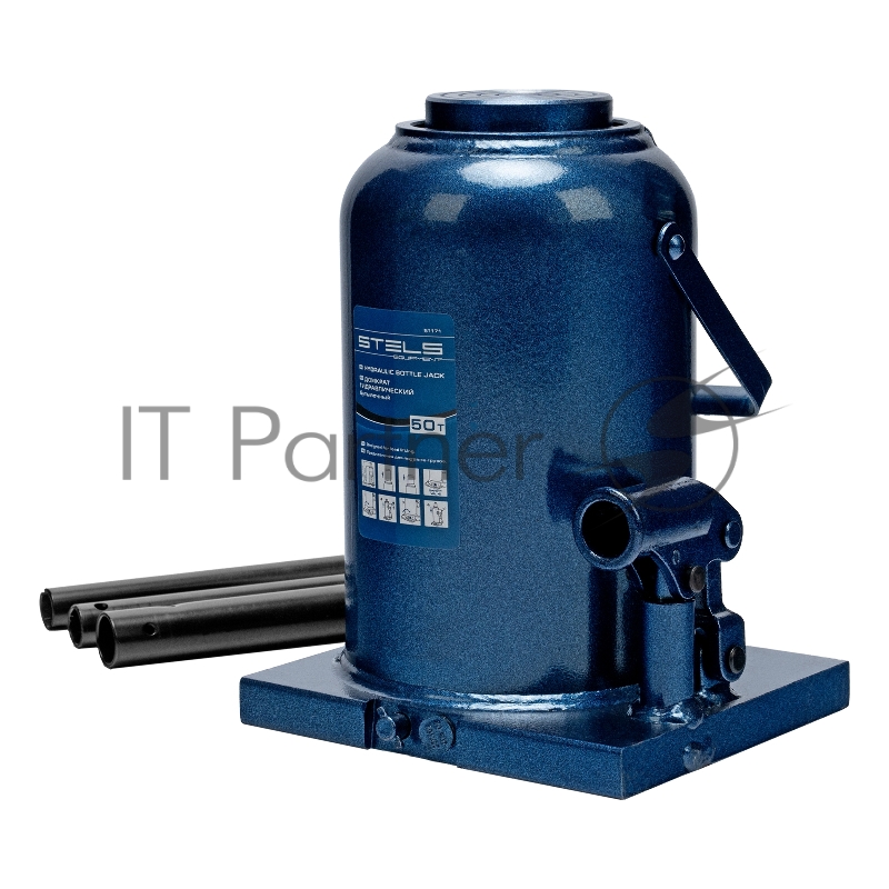 Домкрат гидравлический бутылочный, 50 т, h подъема 280-450 мм// Stels