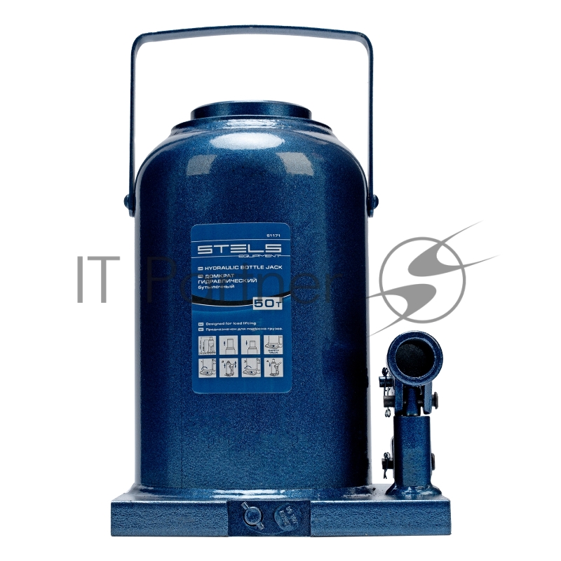 Домкрат гидравлический бутылочный, 50 т, h подъема 280-450 мм// Stels
