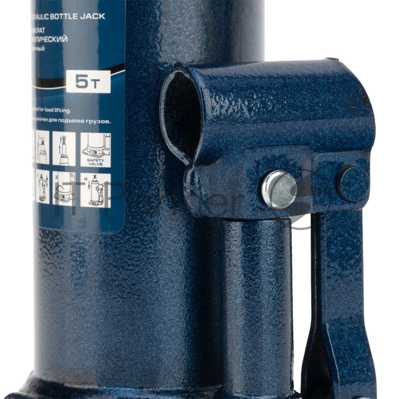 Домкрат гидравлический бутылочный, 5 т, h подъема 207-404 мм, в пласт. кейсе// Stels