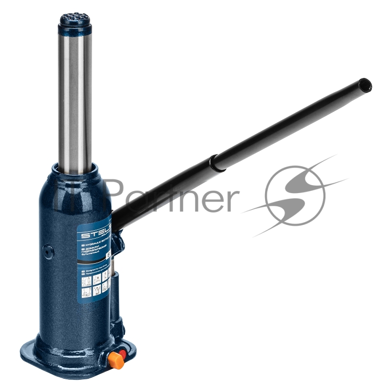 Домкрат гидравлический бутылочный, 6 т, h подъема 207-404 мм// Stels