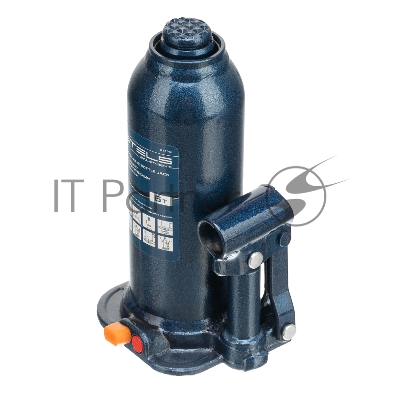 Домкрат гидравлический бутылочный, 6 т, h подъема 207-404 мм, в пласт. кейсе// Stels