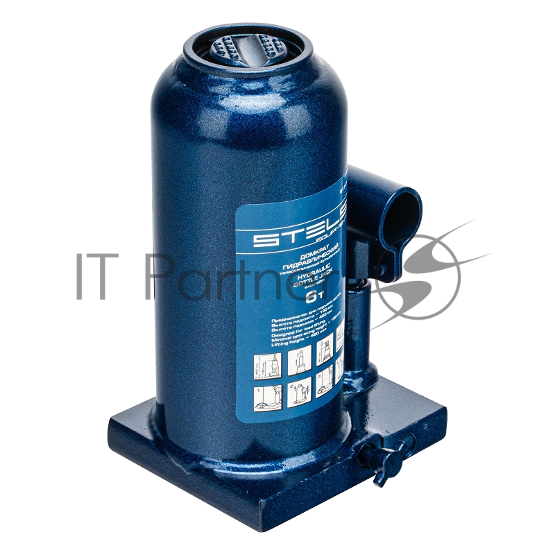 Домкрат гидравлический бутылочный телескопический, 6 т, h подъема 190-480 мм// Stels