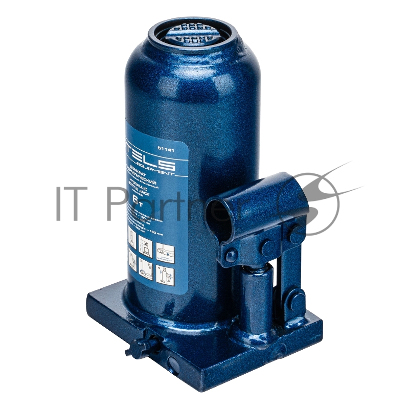 Домкрат гидравлический бутылочный телескопический, 6 т, h подъема 190-480 мм// Stels