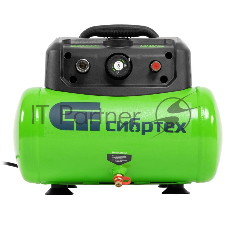 Компрессор воздушный безмаслянный BL 1100/6 1100Вт, ресивер 6 литров, 180 л/мин// Сибртех