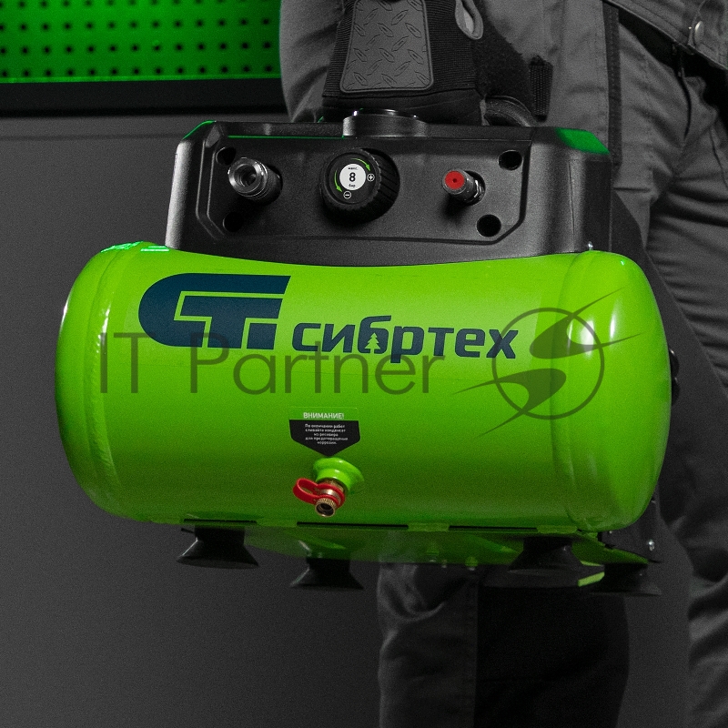 Компрессор воздушный безмаслянный BL 1100/6 1100Вт, ресивер 6 литров, 180 л/мин// Сибртех