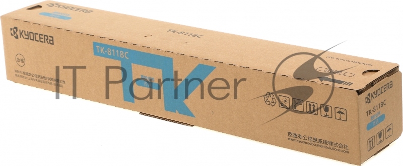 Картридж лазерный Kyocera TK-8118C голубой (6000стр.) для Kyocera M8124cidn/M8130cidn