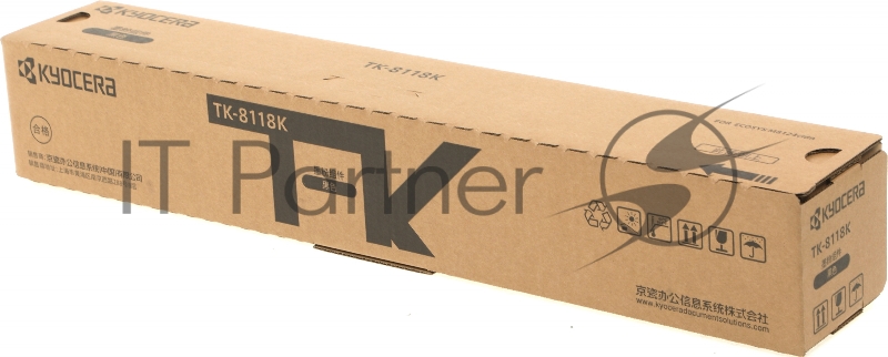Картридж лазерный Kyocera TK-8118K черный (12000стр.) для Kyocera M8124cidn/M8130cidn