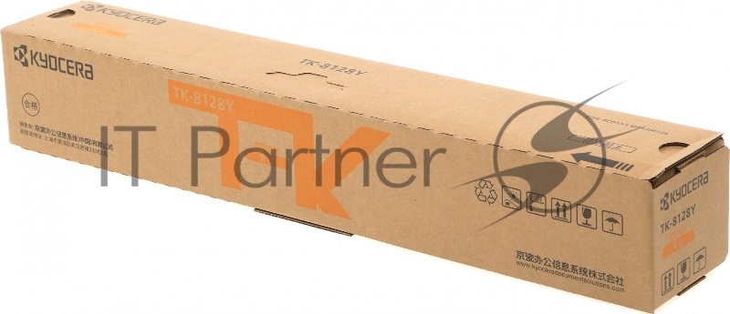 Картридж лазерный Kyocera TK-8128Y желтый для Kyocera M8130cidn