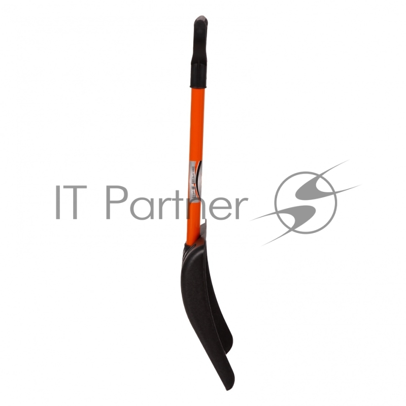 Лопата для уборки снега пластиковая, 275х345х890 мм, стальной черенок, Россия// Stels